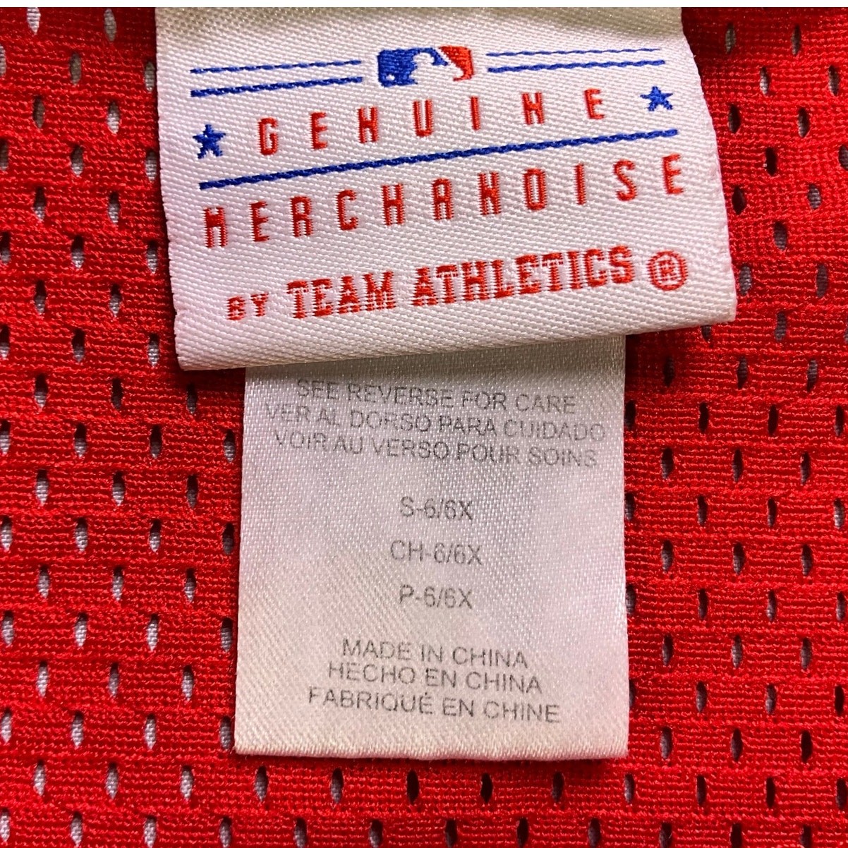 Texas Rangers MLB Baseball Youth S 6/6X Pullover Long Sleeve Sweatshirt Mesh