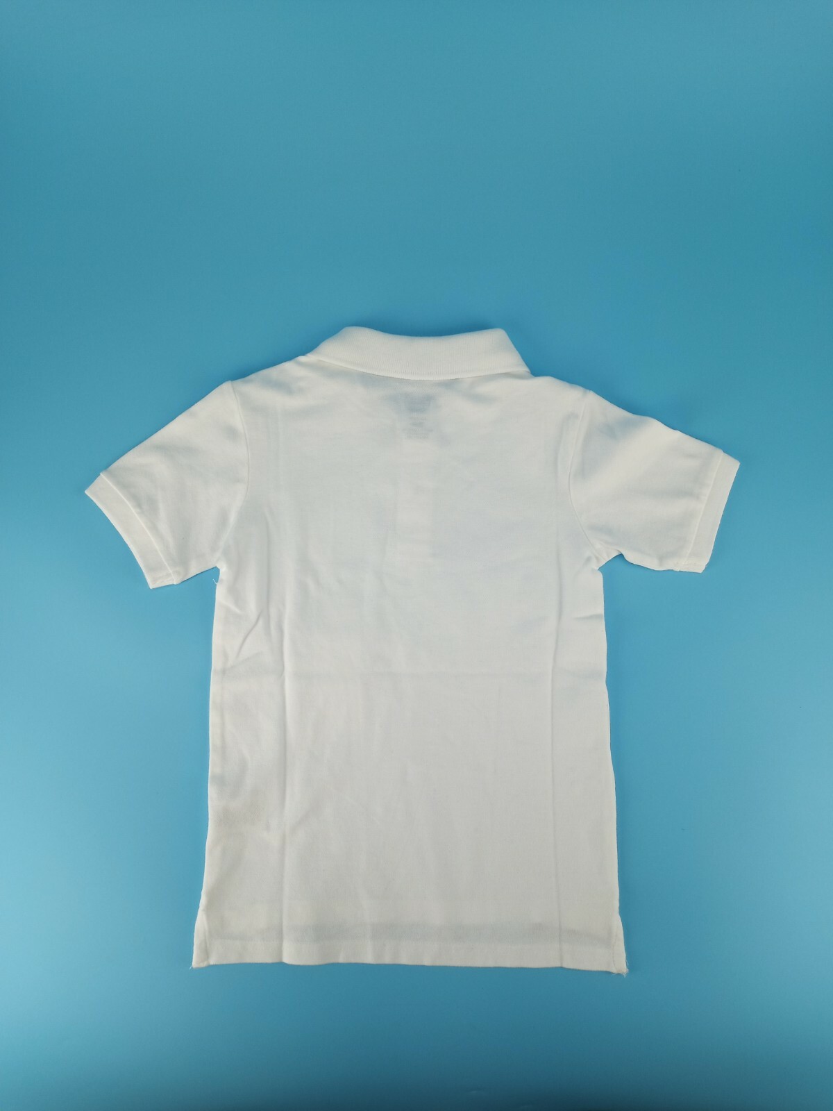 Wonder Nation Boys Size XS 4-5 Uniform Shirt Short Sleeve White New