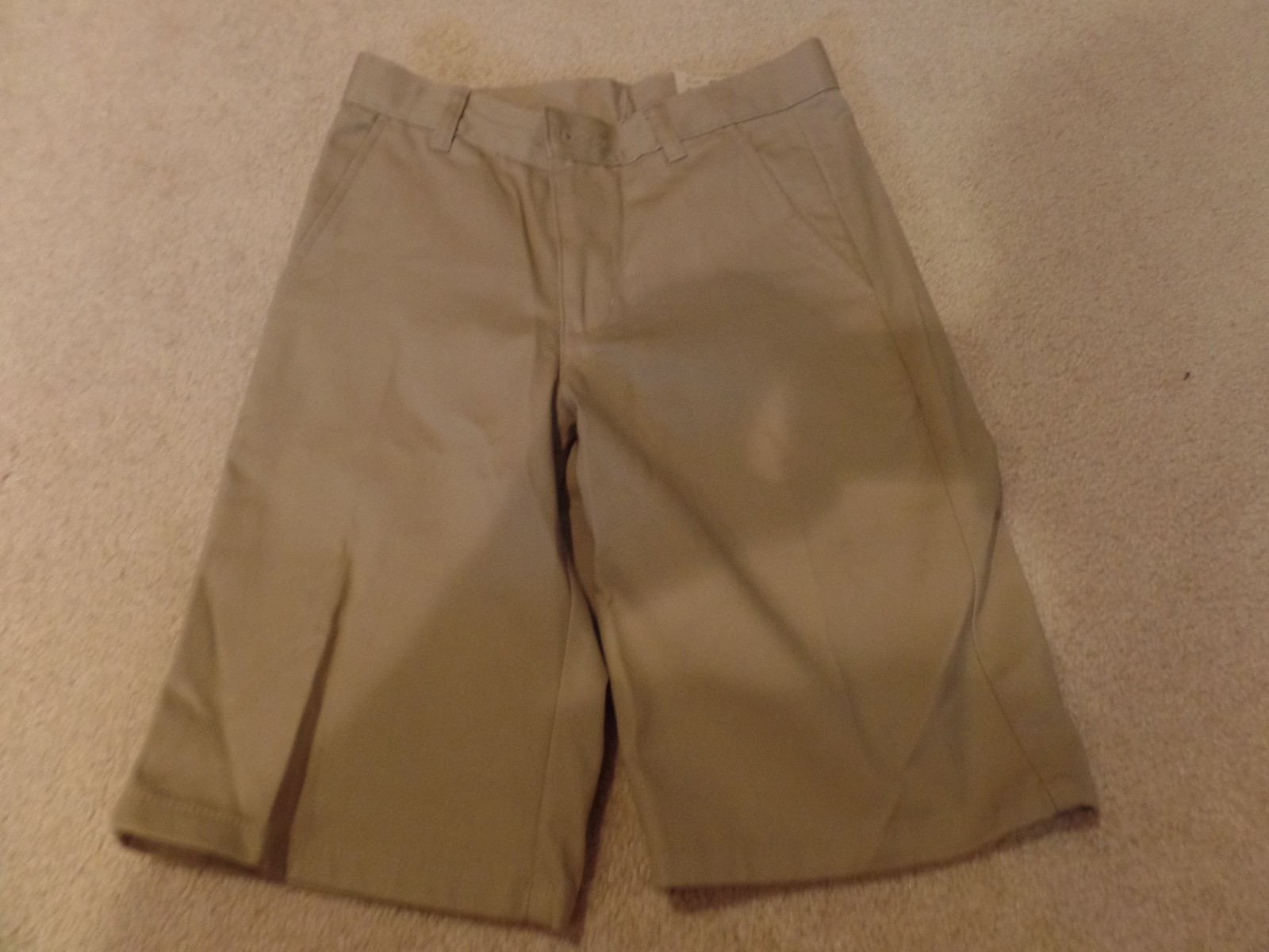 Boys, Arizona Jeans, School Uniform Shorts, Size: 5, Flat Front, Khaki, NWT