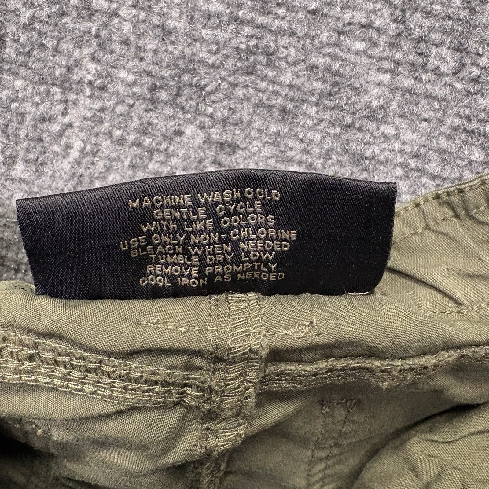 Boy Scouts Of America Cargo Pants Youth 8 Green Switchback Convertible Unhemmed