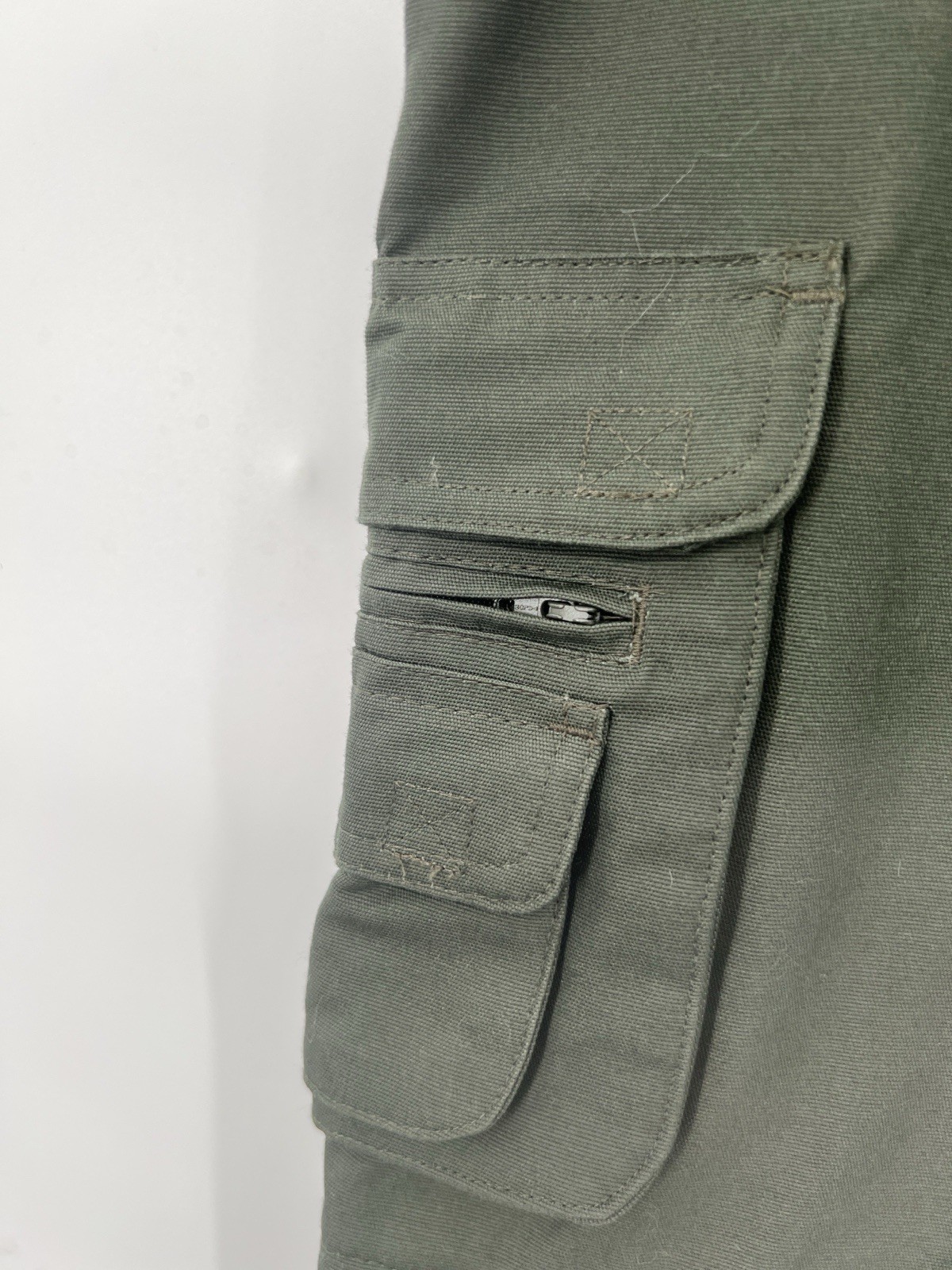 Boy Scouts of America Convertible Canvas Cargo Pants Shorts Youth SZ 10 green