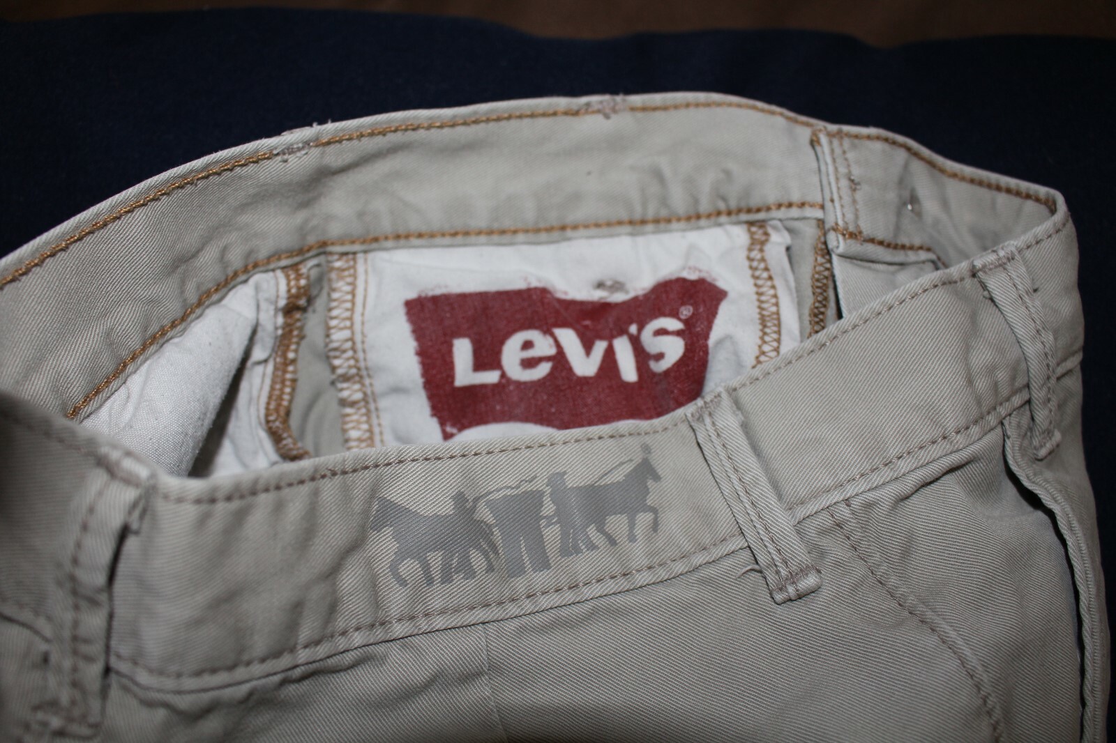 Levis Youth Straight Leg 511 Jeans – Khaki (Choose Size) Great Pre-Owned Cond