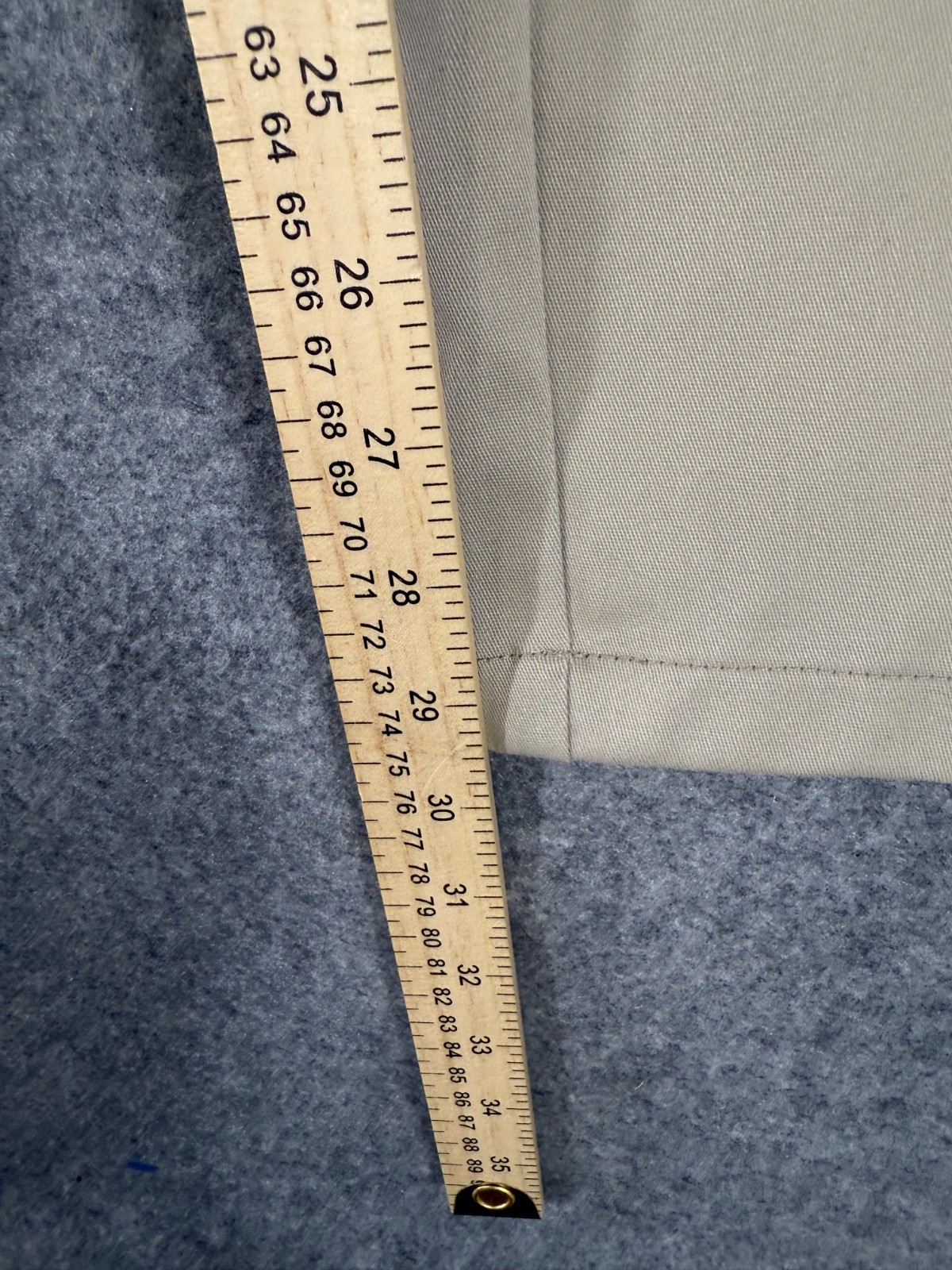 Wonder Nation School Uniform Chino Pants Boys 16 Beige Flat Front Pockets NWT