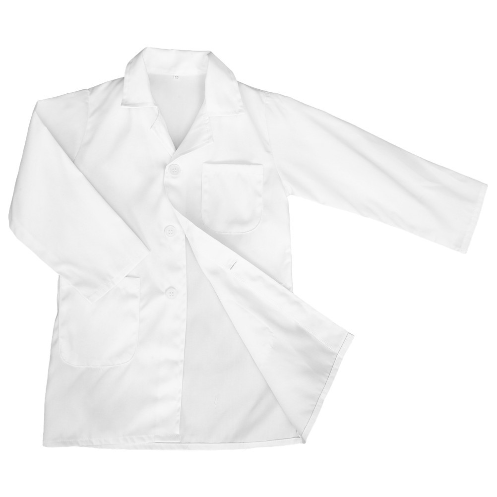 Pretend Play White Coat Girls Halloween Costume Doctor Lab Boys and