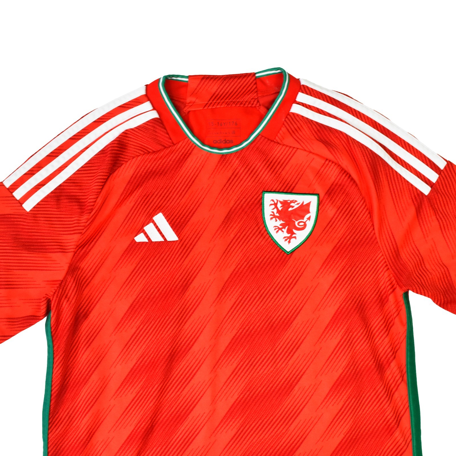 Adidas Wales Home Football Shirt Youth 15-16 Years Red Aeroready Soccer Jersey