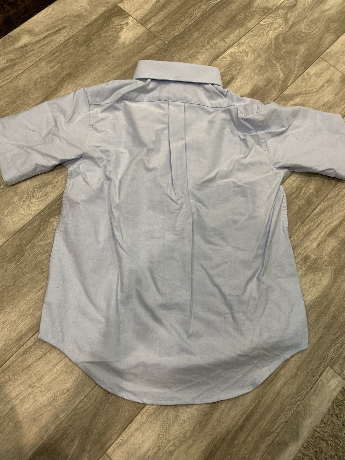 Canterbury School Dress Shirt Uniform Lands End Boys Size 10 Short Sleeve