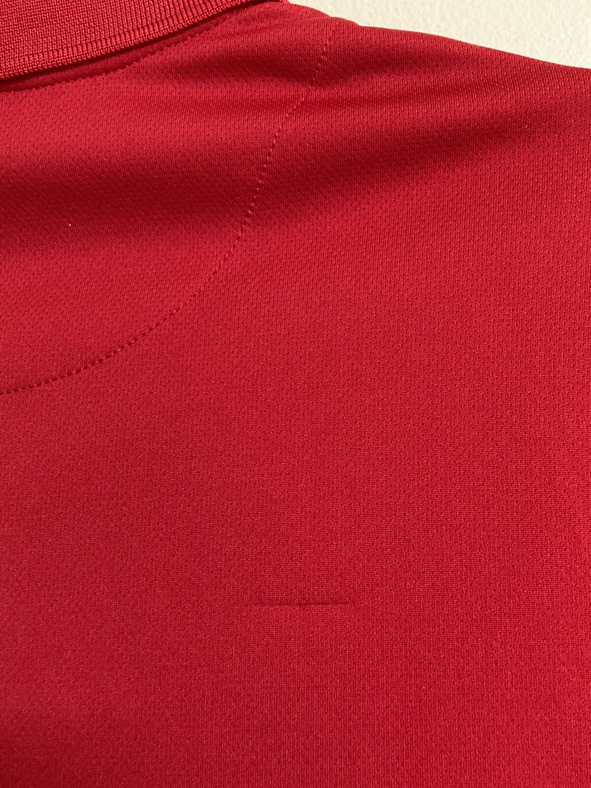 Boys Polo Shirt Size 14/16 Reg Chaps School Approved Uniform Red S-Sleeve 1 Pull