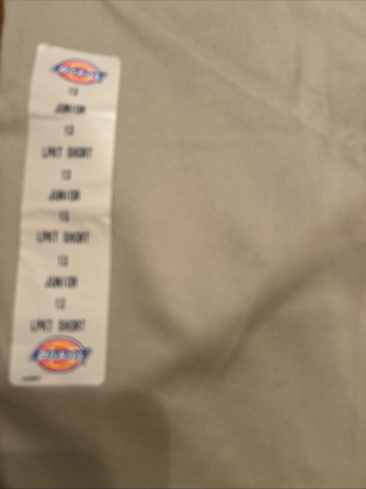 Dickies School Uniforms Size 13 Wrinkle Resistant Stain Release Short Junior