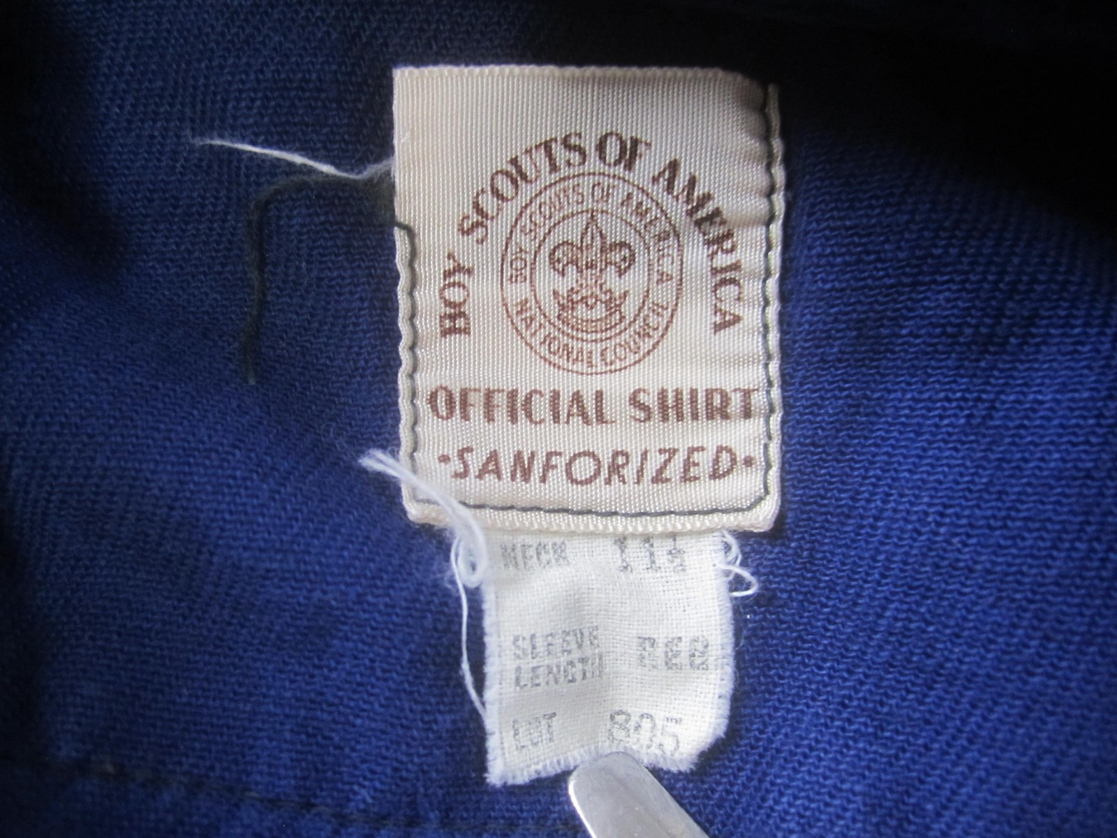 Vintage Cub Scouts BSA Shirt Boys Small Blue Official Uniform Patches 60s