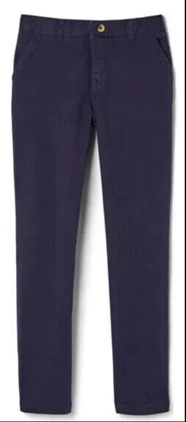 French Toast Boys Pack Of 3 Pants Relaxed Fit Twill School Uniform Navy, Size 8