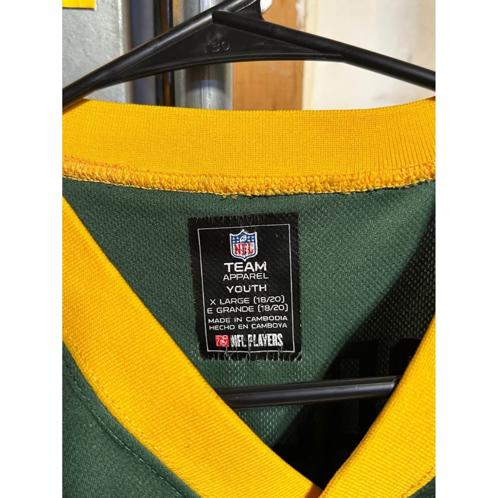 Youth NFL Green Bay Packers Aaron Rodgers #12 Jersey (Size Youth XL 18/20)