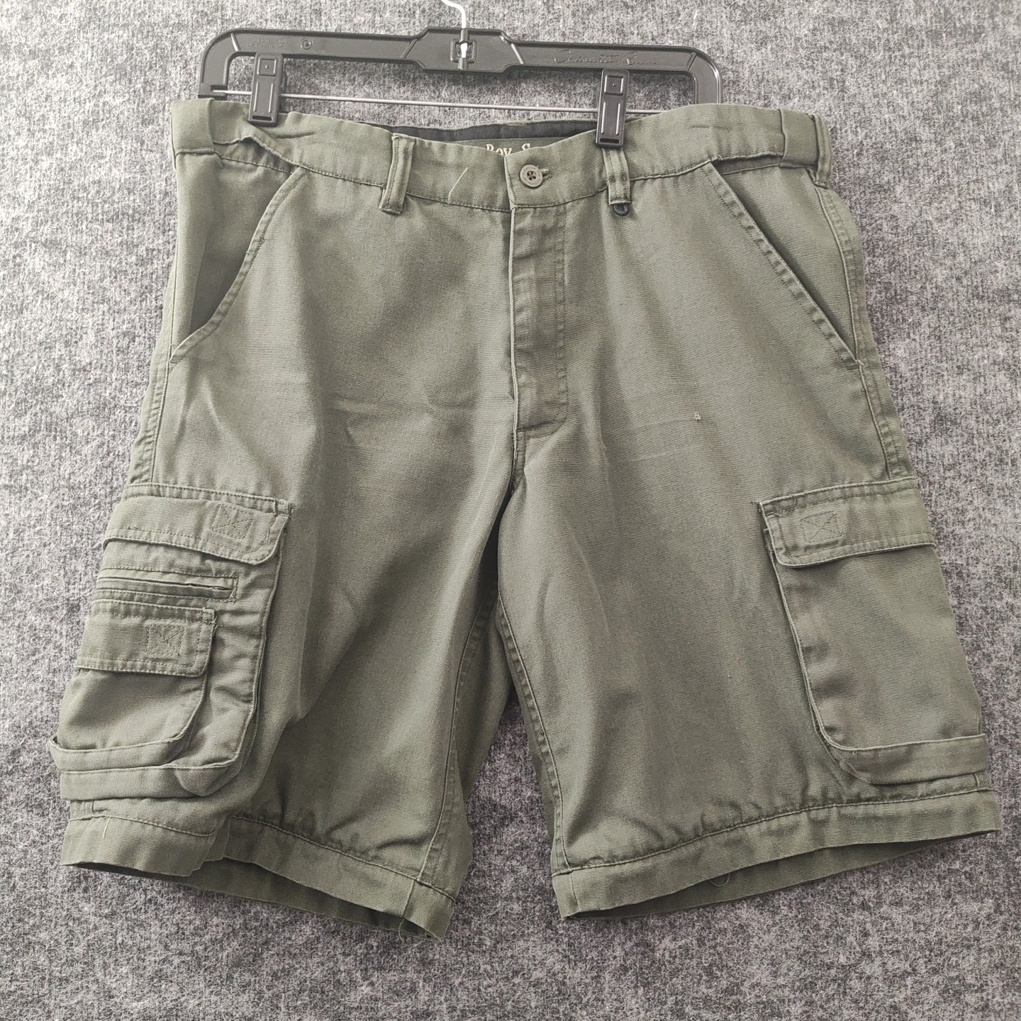 Boy Scouts of America Green Canvas Cargo Convertible Uniform Shorts Youth 20