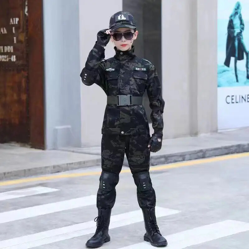 New Children’s Special Forces Combat Uniform New Camouflage Training Suits