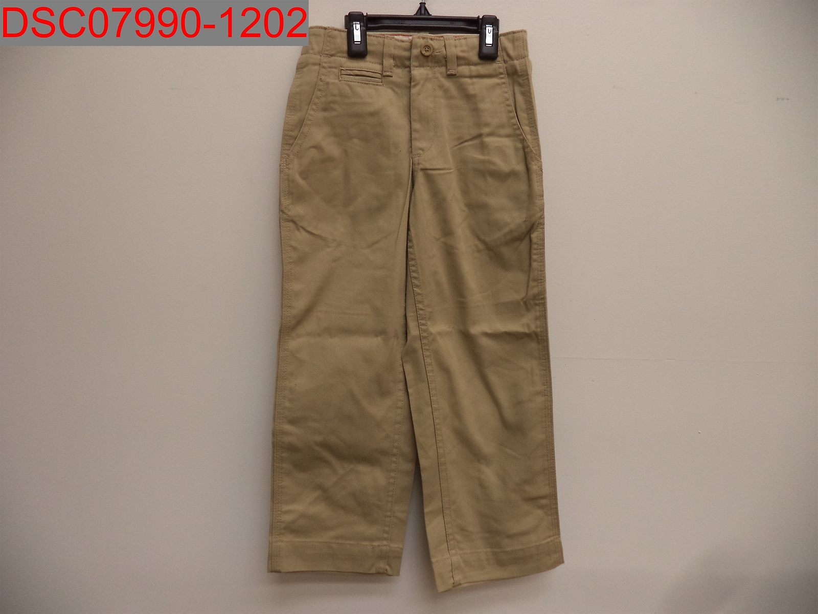 NWOT – Gap Kids Boys Khaki Easy Fit Adjustable Waist Uniform Pants, Size 6