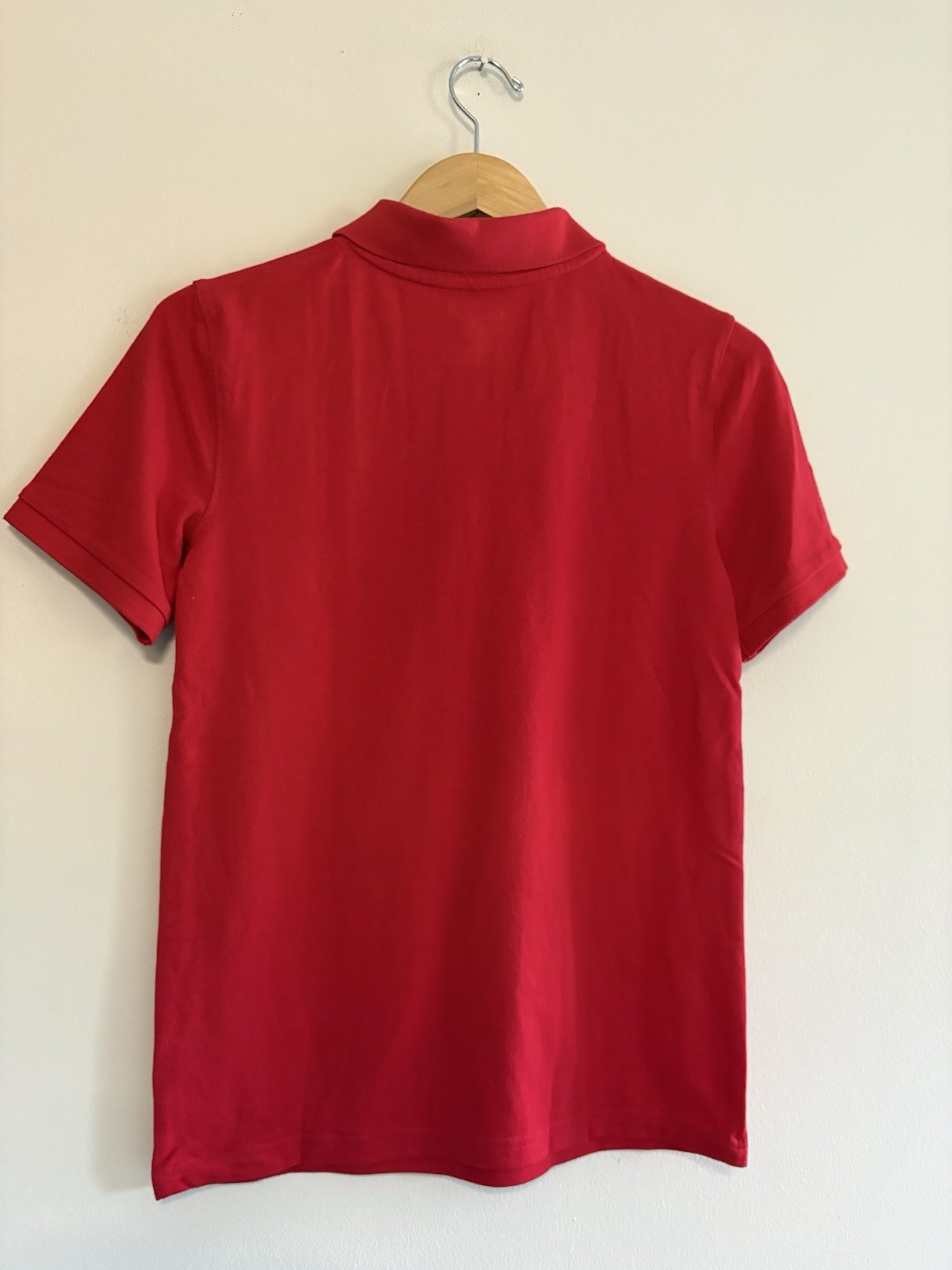 Cat & Jack Polo Shirt Boys Large Red No-Roll Collar Wicking School Uniform NWT
