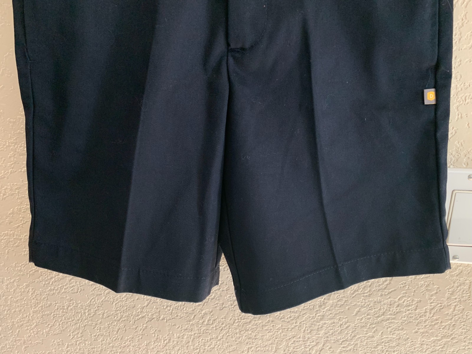 Dennis Uniform Boys Irvington Flat Front Walkshorts Navy Size 10H NWT