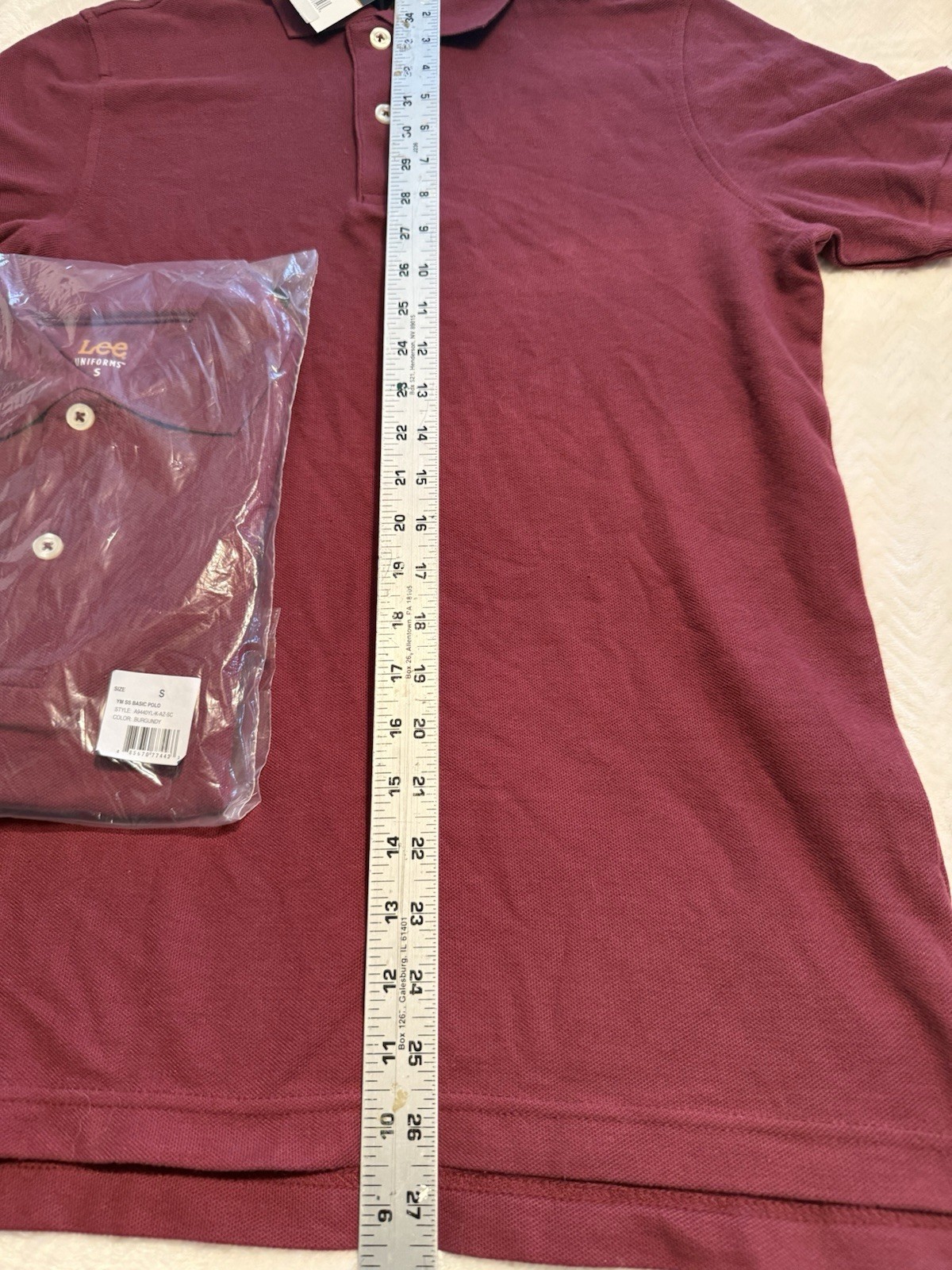 2 Lee Uniforms Boys ”S/S Pique Polo Junior S 6 Small Haines , 3 jerzees