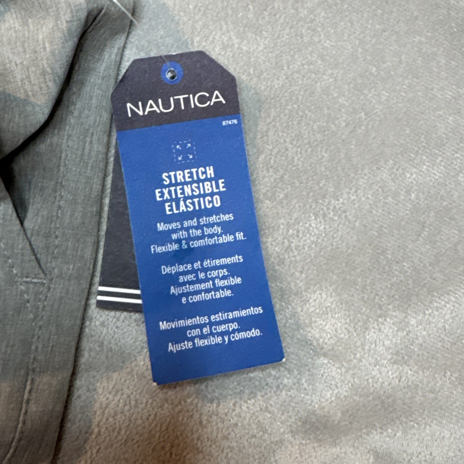 Nautica – Performance Stretch – Gray – NUFCC46F – Size: 14/16