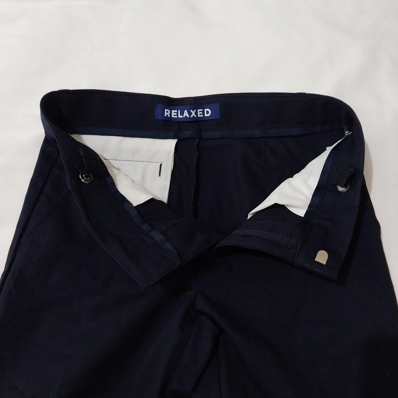 French Toast Boys Uniform Straight Adjustable Waist Relax Pants 10 Blue ~ Used