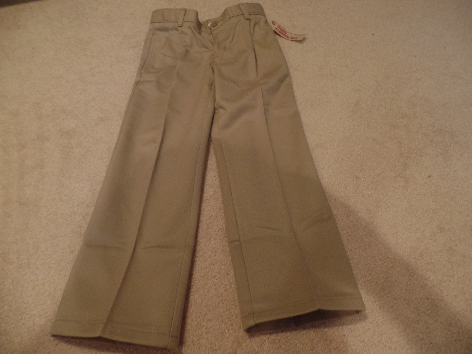 Boys, Arizona Jeans, School Uniform Pants, Size: 5, Pleated Front, Khaki, NWT