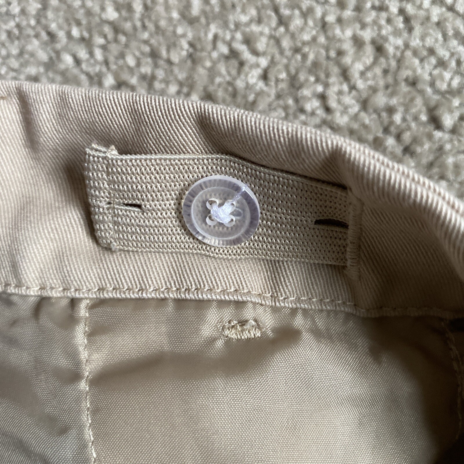 Boys Slazenger Size S Tan Dress Uniform Shorts Adjustable Waist