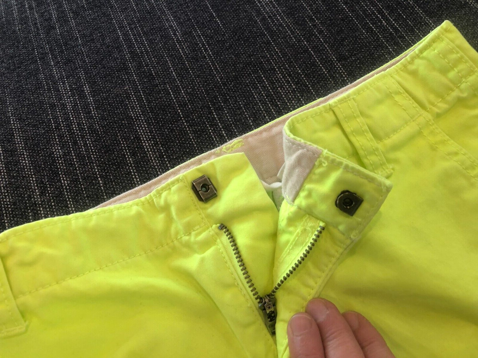 Gap Kids Boys Size 8H Husky Bright Yellow Chino Shorts