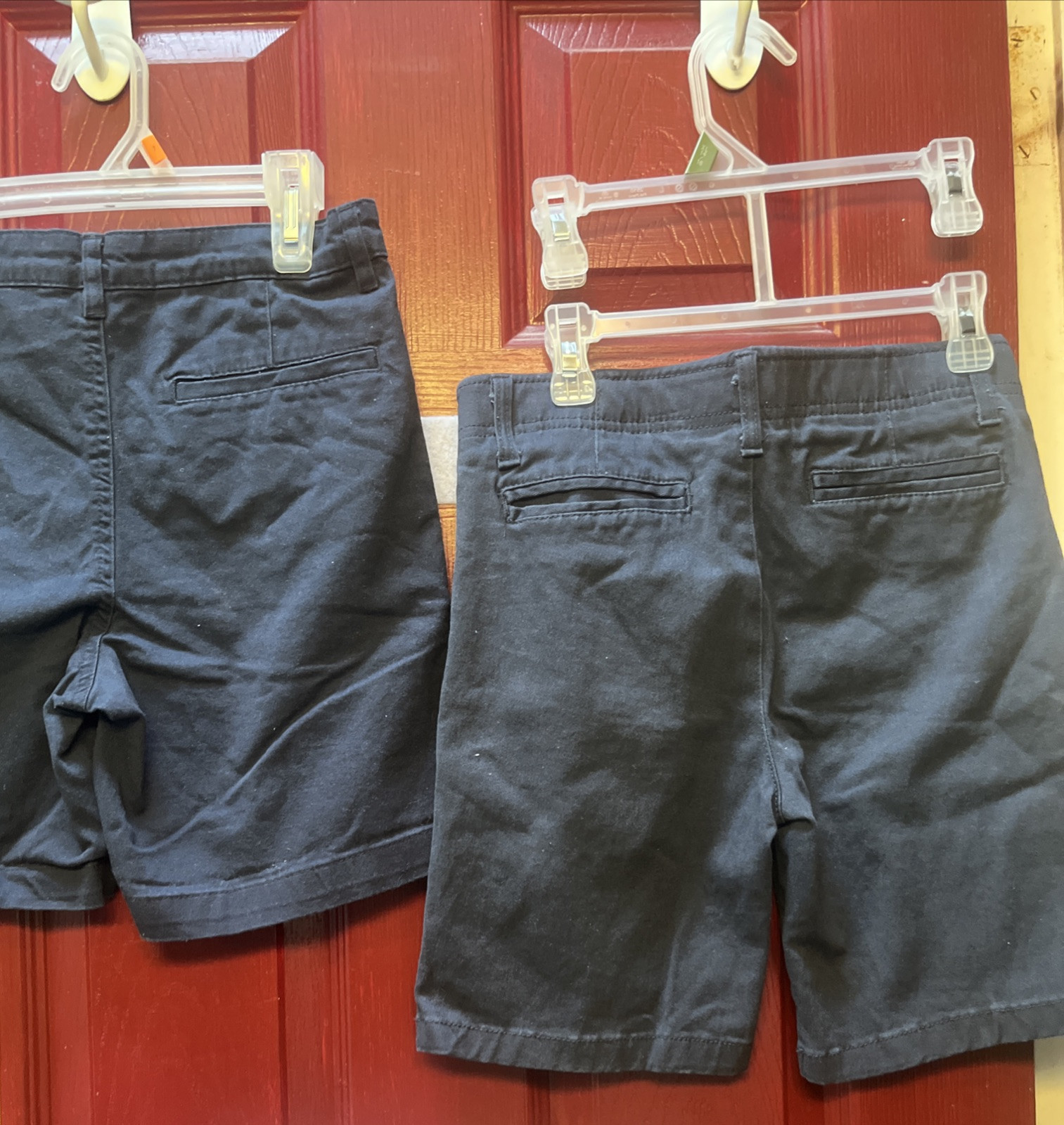 Lot Of 2 Boys Size 10-12 . Navy Blue School Uniform Shorts.