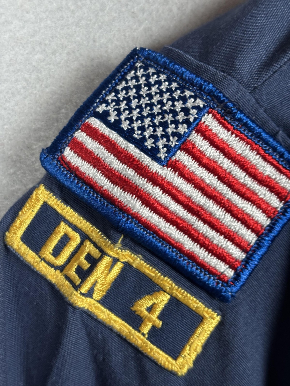 Boy Scouts Of America Shirt Boys 10-12 Blue Official Cub Scout Uniform Patches