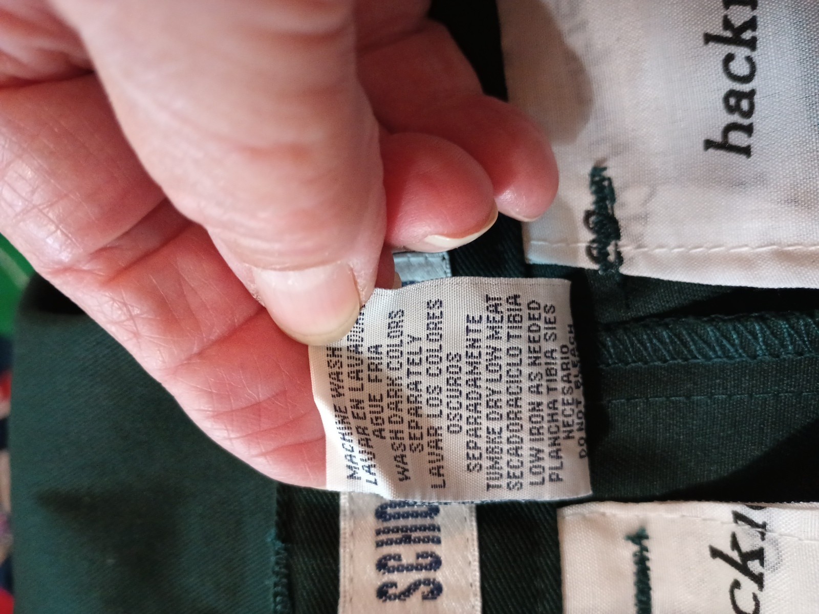 Hackies School Uniform Pant Size 8 Regular Forest Green NWT