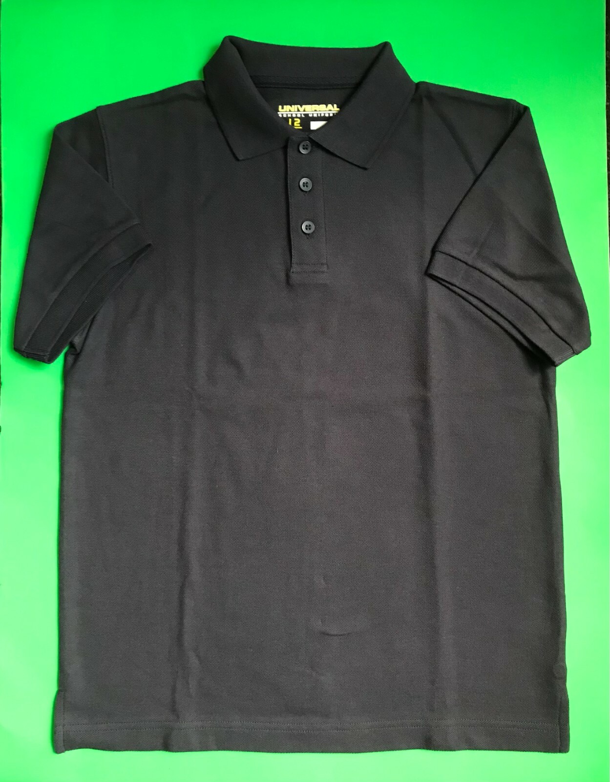 UNIVERSAL SCHOOL BOYS DARK BLUE POLO SHIRT SIZE #12 YL – A9/15