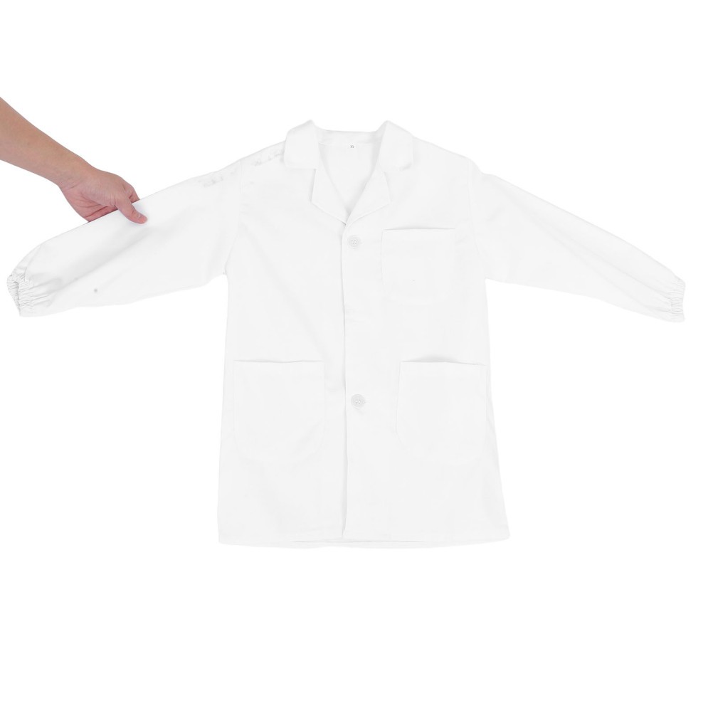Kids Lab Coat Science Scientist Role Play Costume Children’s White