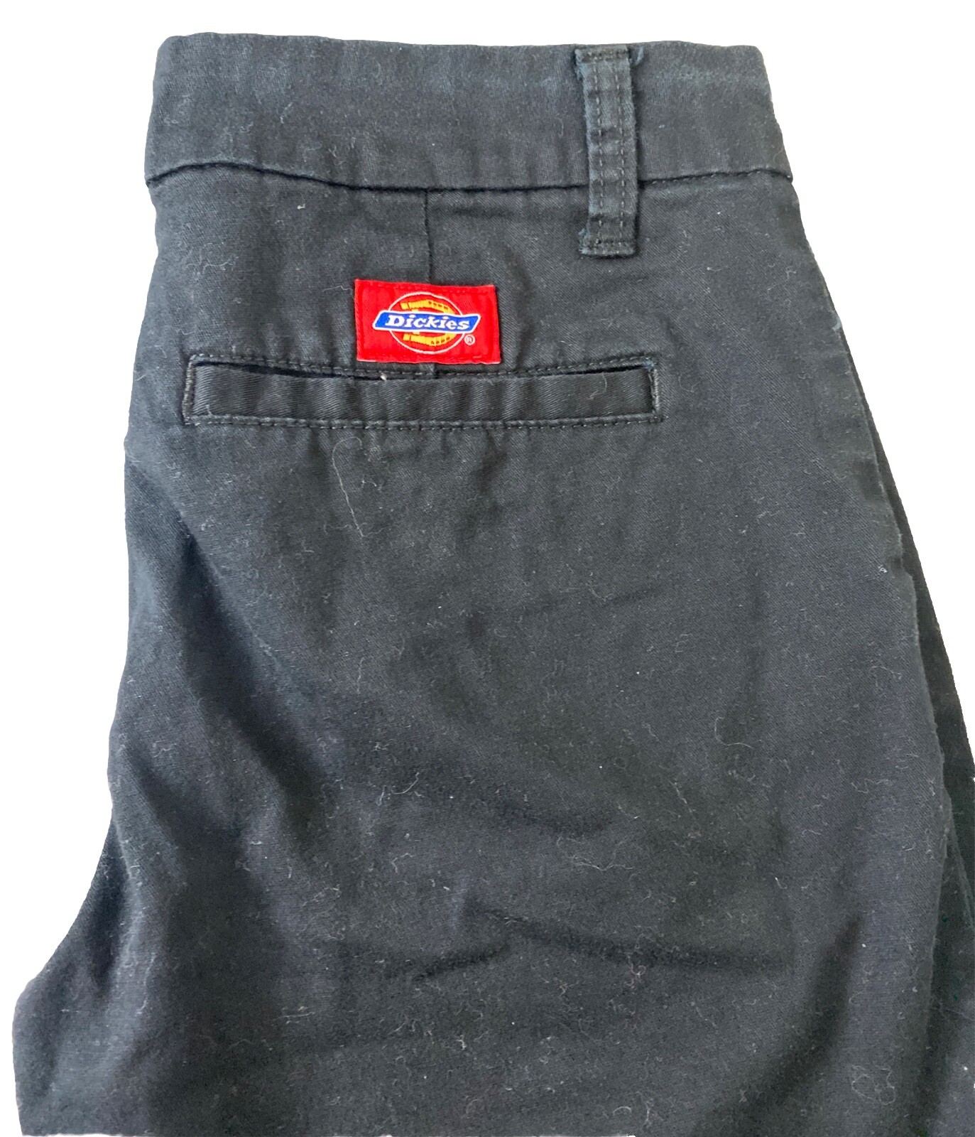 Dickies Front Relaxed Fit Uniform Casual Shorts Black Kids Size 5