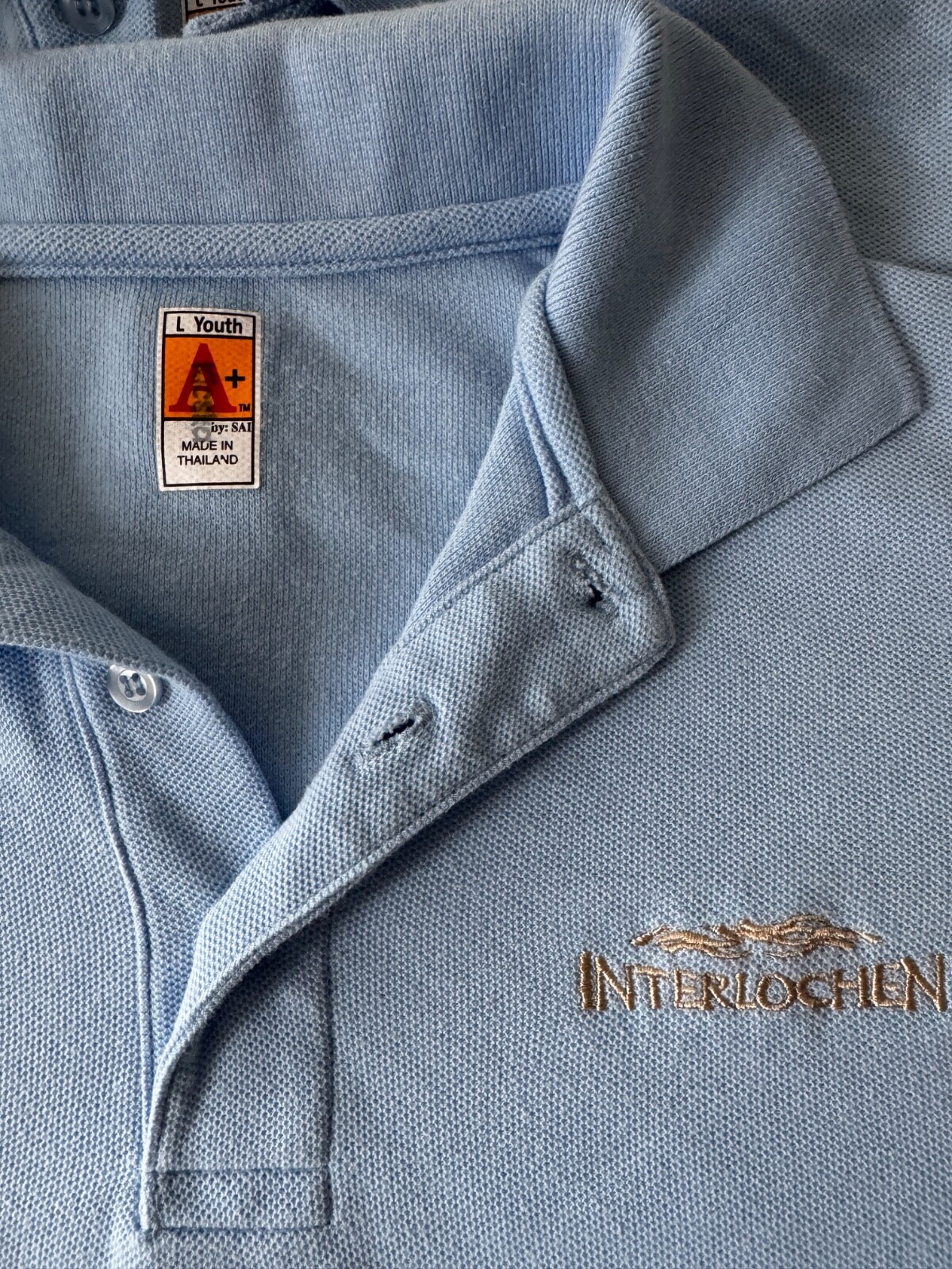 Interlochen Camp Uniform – 7 shirts, MEDIUM + LARGE YOUTH – Boys or Girls
