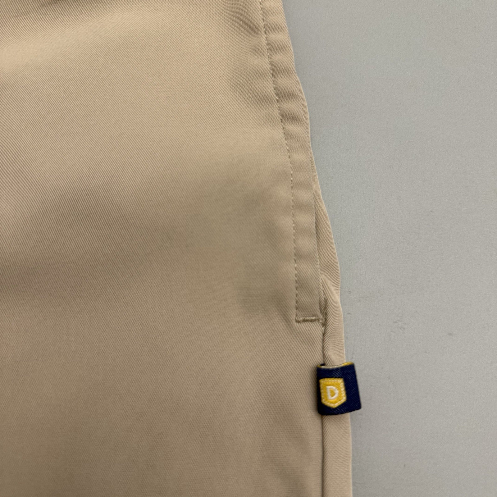 Dennis Uniform Boys Khaki School Uniform Shorts Size 7 B7 Flat Front