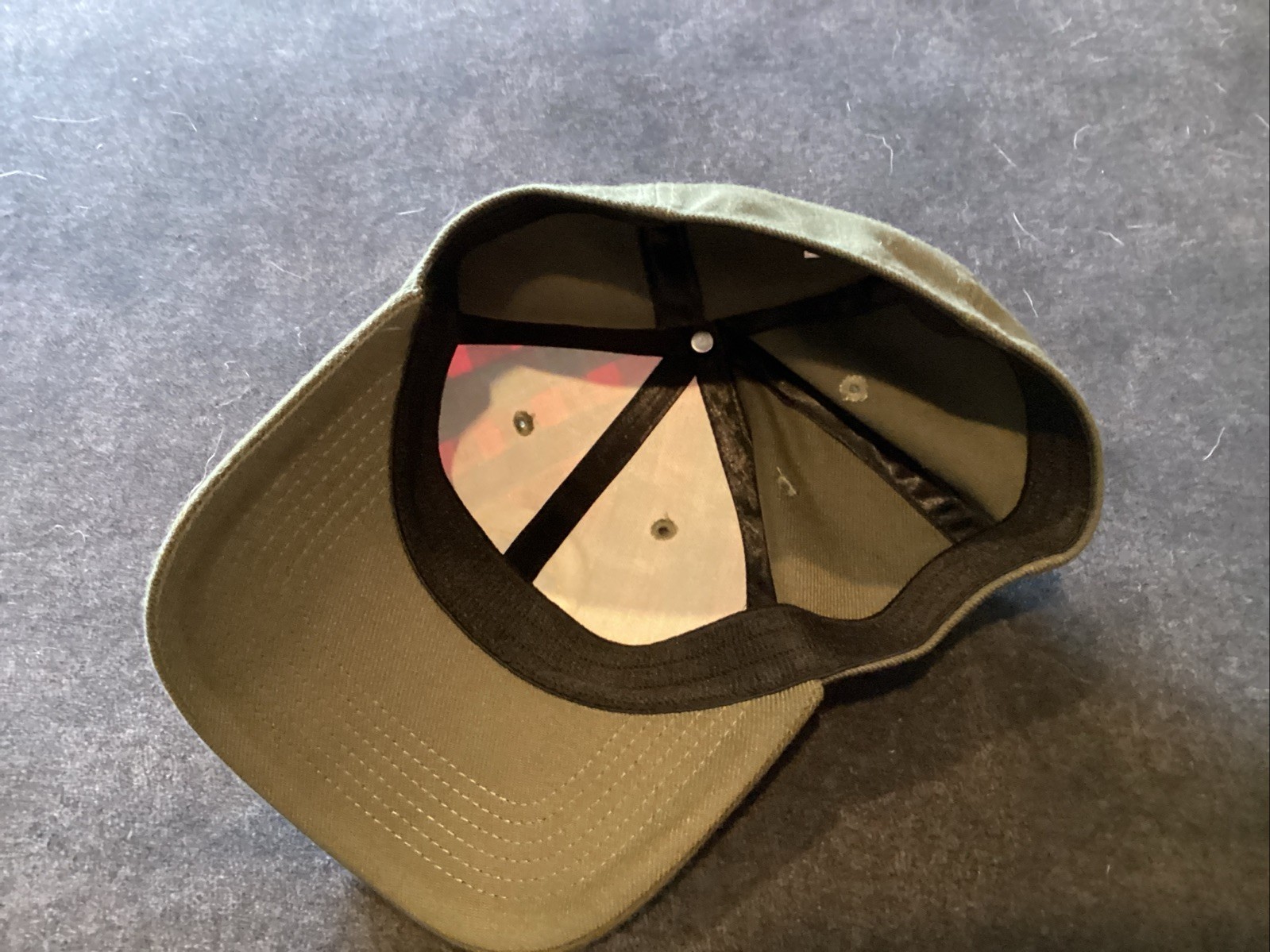 Webelos Boy Cub Scout Fitted M/L Hat Plaid Green G900w