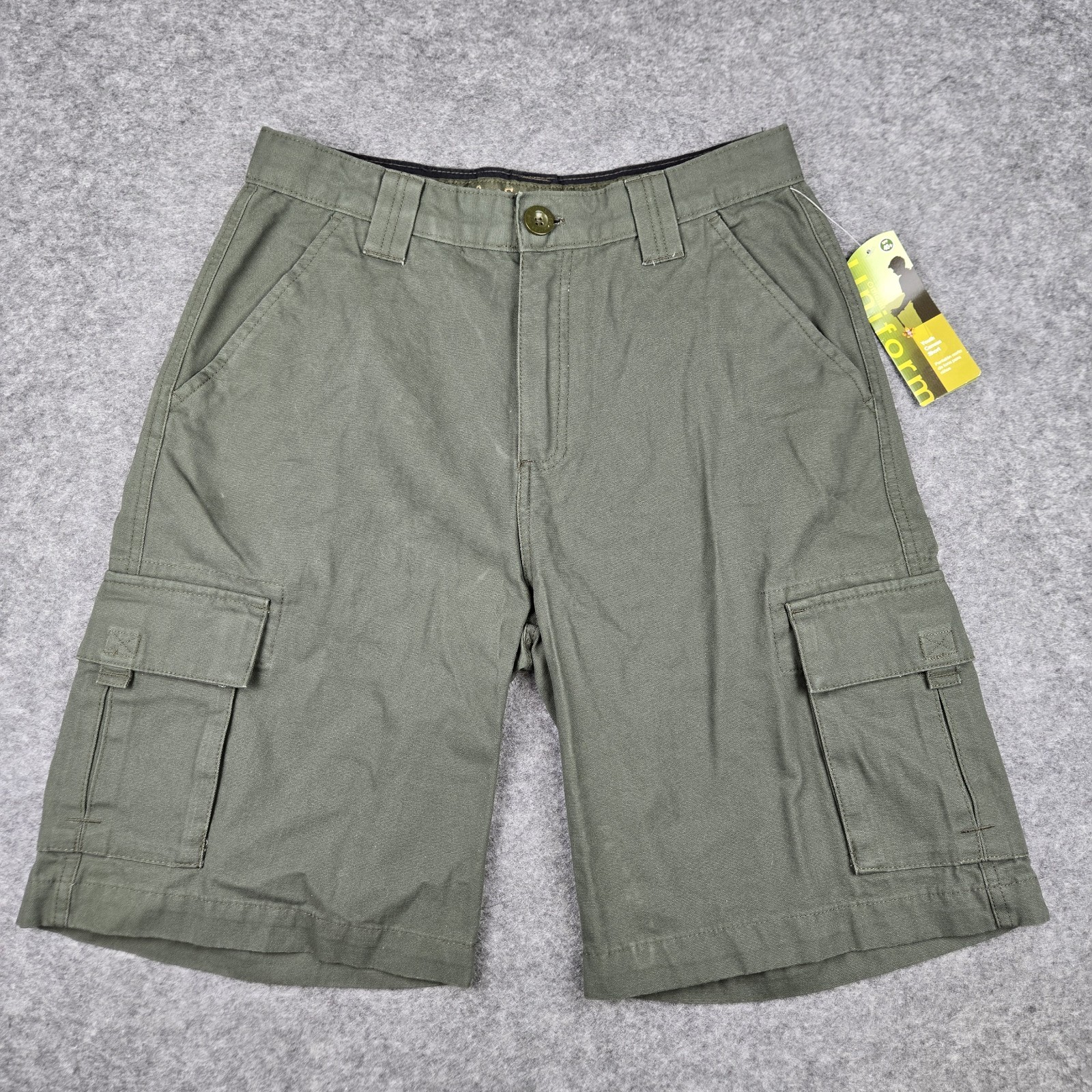 Boy Scouts of America Youth Canvas Shorts Size 18 Uniform Green Fits 28 x 9 BSA