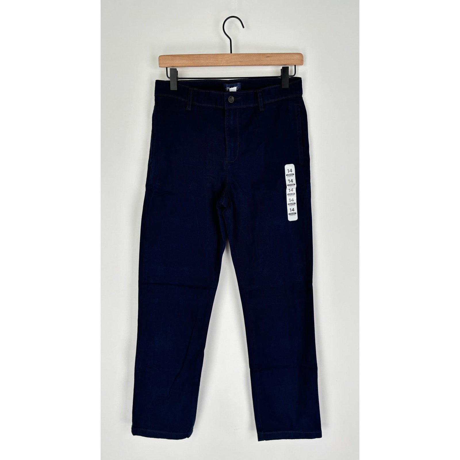 The Childrens Place Boys Uniform Stretch Chino Pants Set Of 2 Flax Tidal Size 14