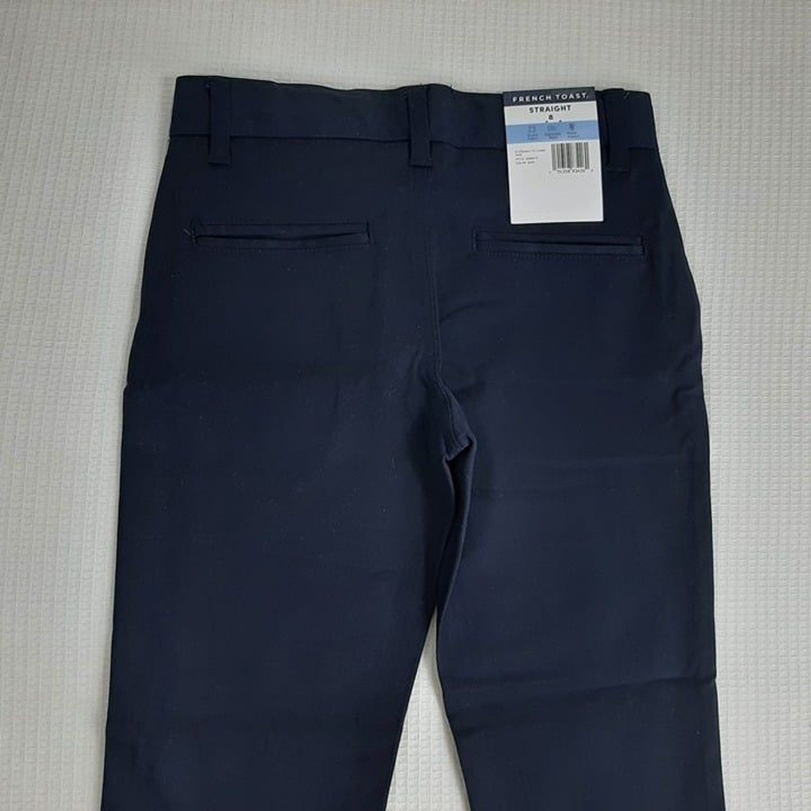 NWT French Toast Boys Pants size 8 Straight Chino Uniform Navy Blue