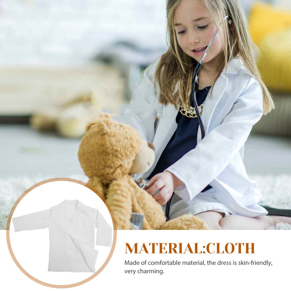 Doctor’s Suit Children Costume Scientist Toddler Doctors Coat Kids