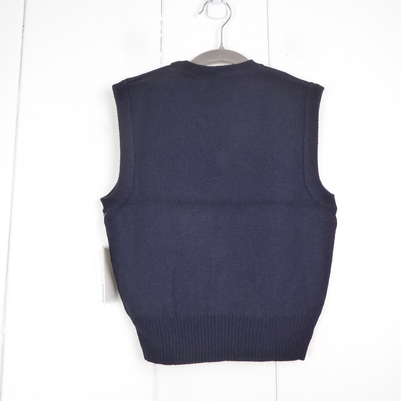 Universal School Uniform Sweater Vest Yth SZ M 5/6 Preppy Academia Navy Blue NWT