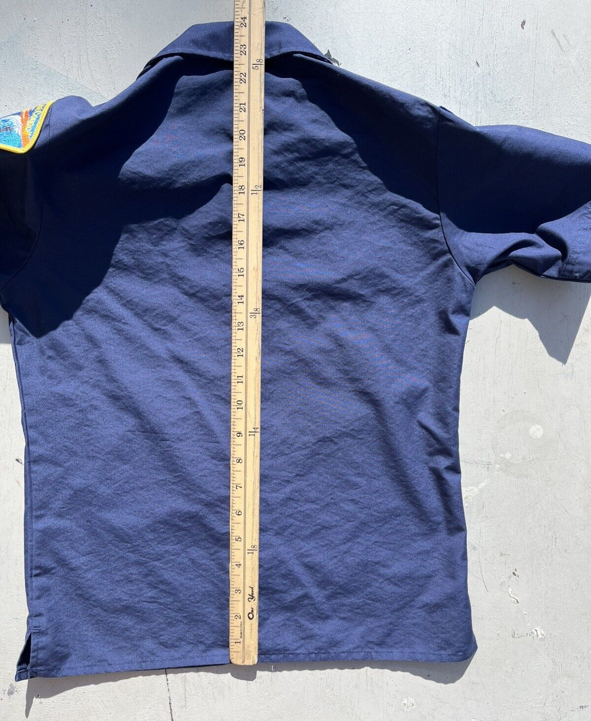Kid’s Boy Scouts of America Shirt Navy Blue Uniform Official M Outdoor Camp