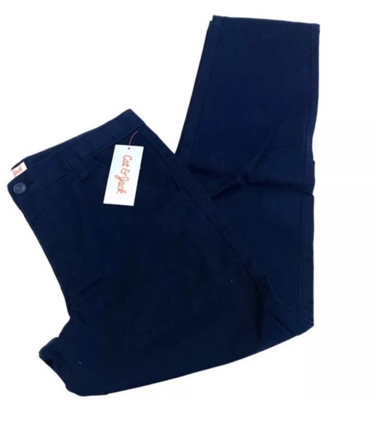 Cat & Jack Boys Size 16 Husky School Uniform Pants Fighter Pilot Lue