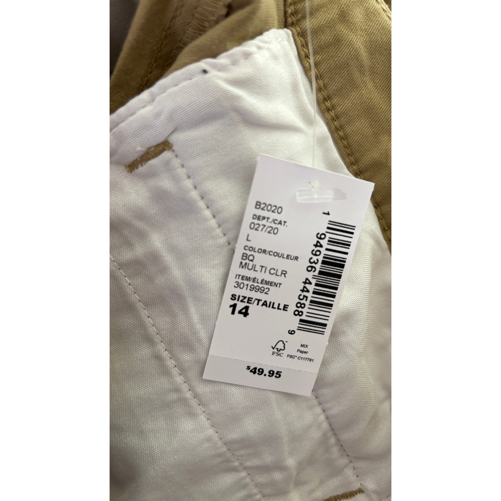 The Childrens Place Boys Uniform Stretch Chino Pants Set Of 2 Flax Tidal Size 14