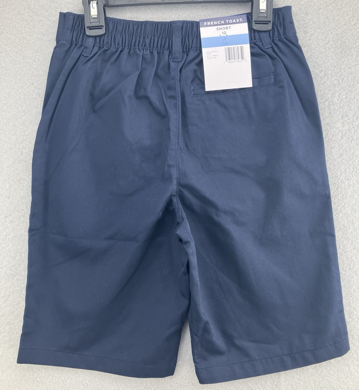 French Toast Uniform Shorts Boy Size 12 Short Navy Blue New W Tag Pockets