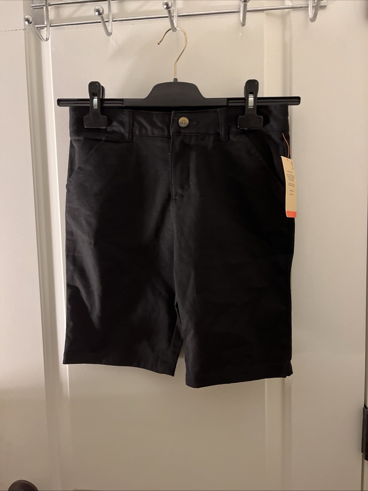 French Toast Boys School Uniform Shorts Size 14 Black Chino