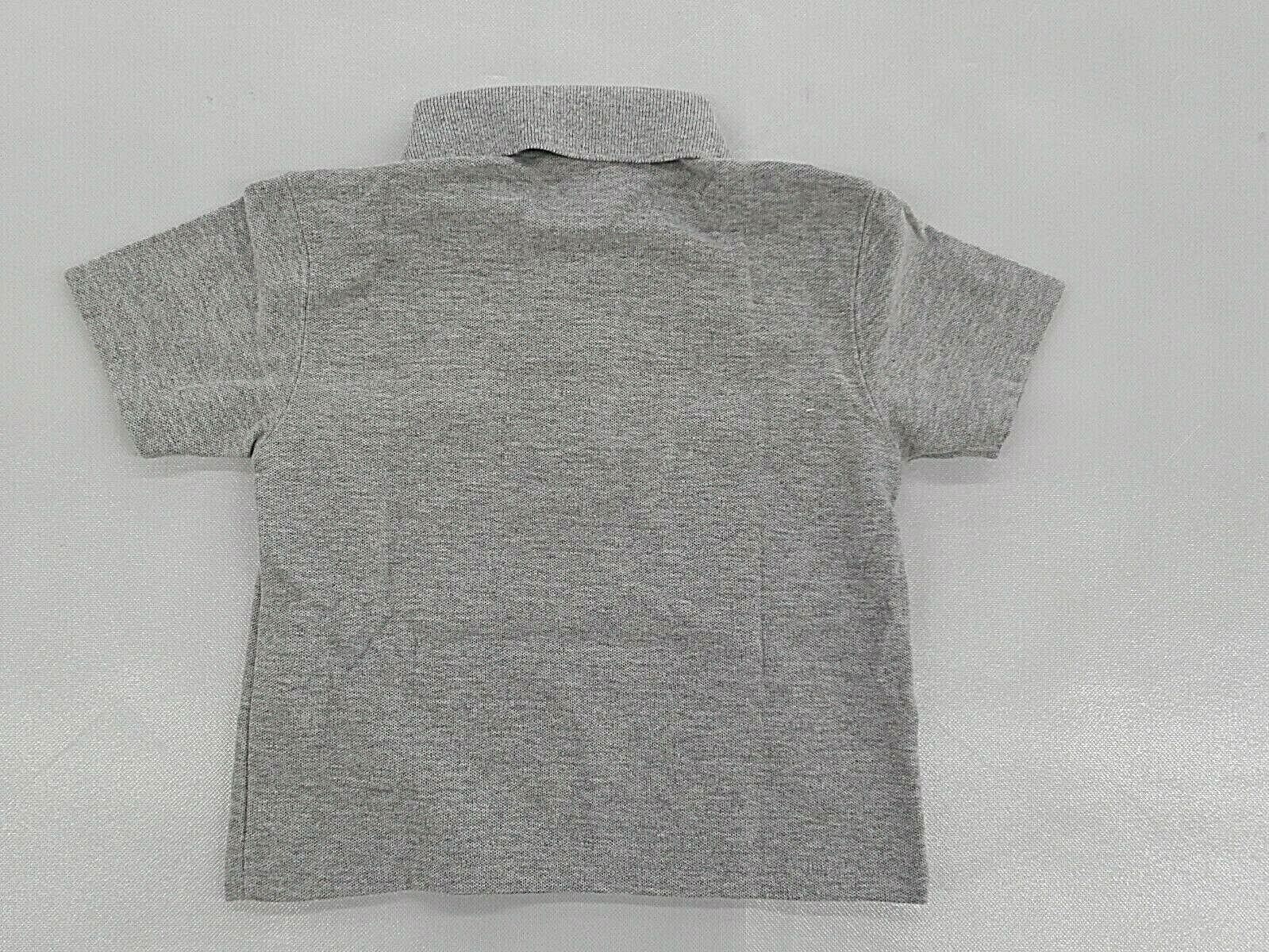 Boys R/K Gray Uniform/Casual Short Sleeve Polo Shirt Size XXXSmall (3/4)