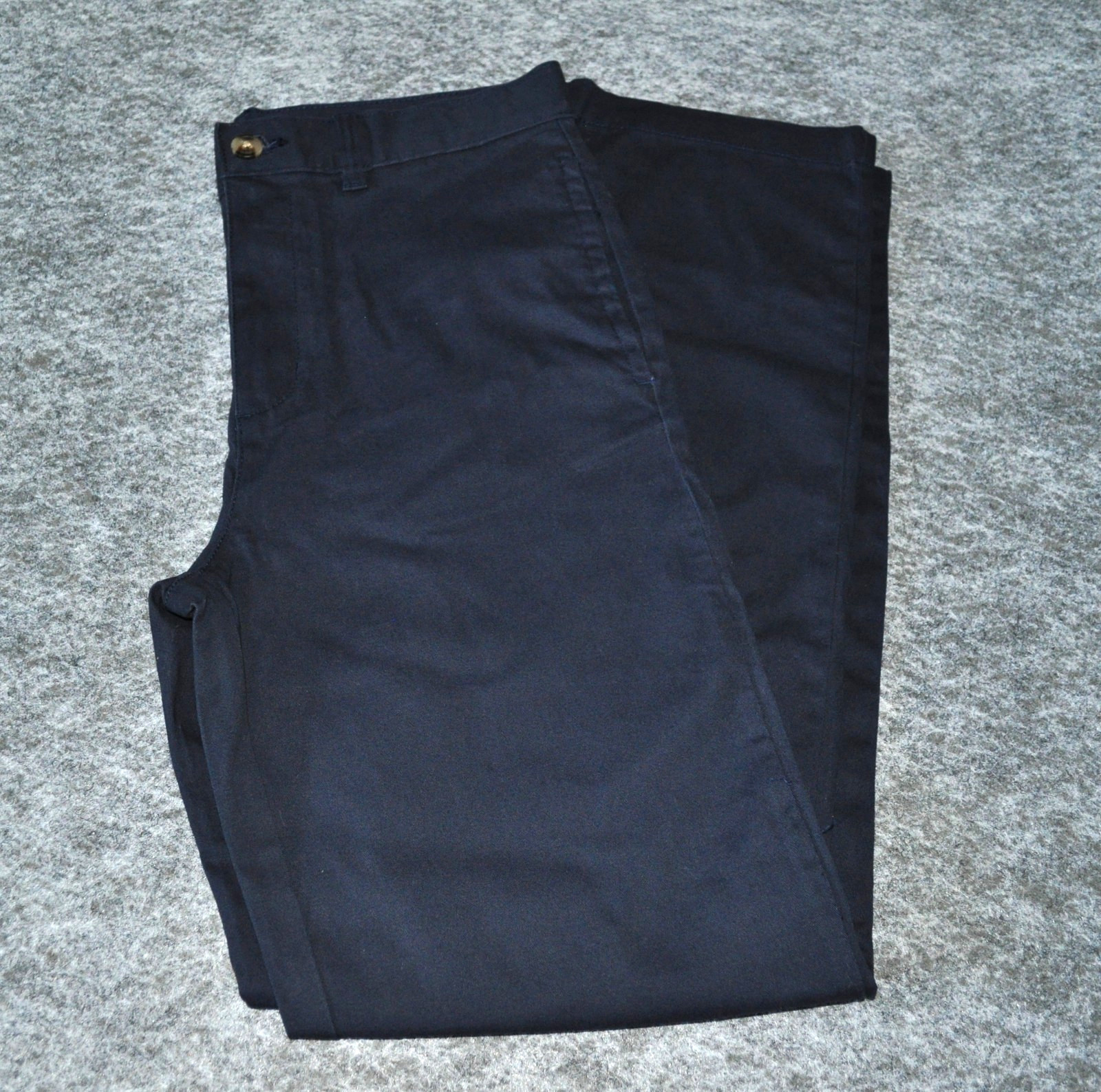 Boys Navy Blue Uniform Pants Size 18 Straight Leg School EUC