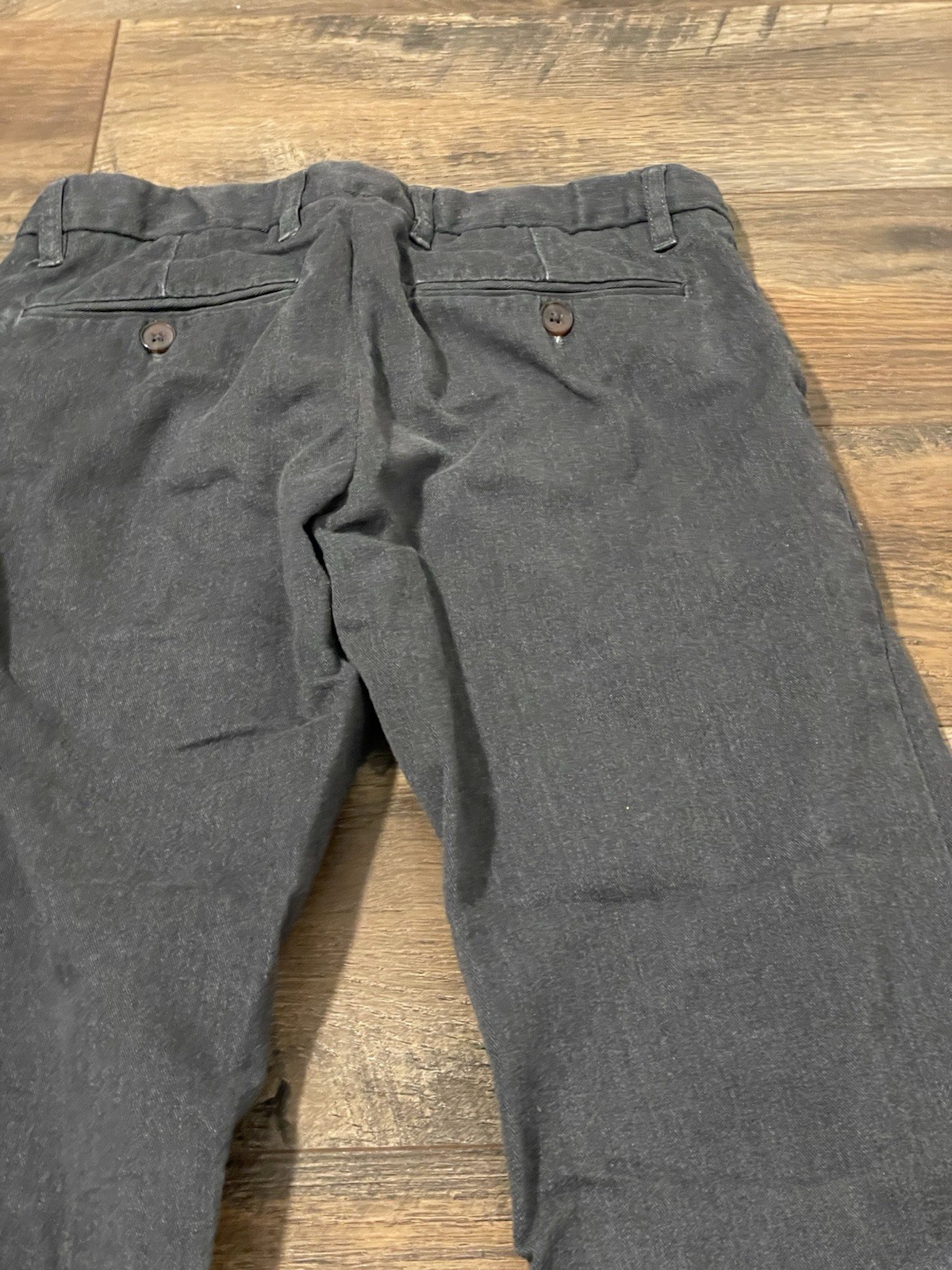 Gap kids gray stretch waist uniform pants size 10