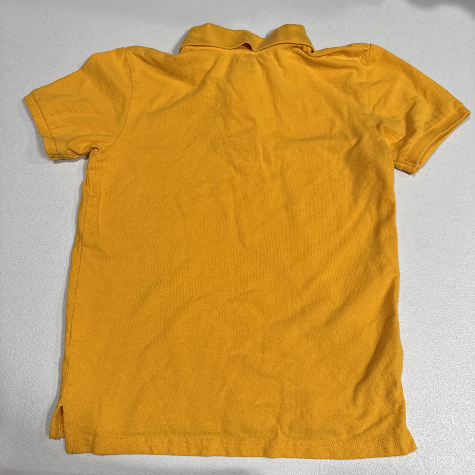 The Childrens Place School Uniform Short Sleeves Polo Shirts Yellow Blue L 10-12