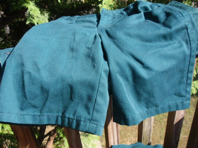 LOT OF 5 FLYNN & O’HARA BOY’S KID’S SCHOOL UNIFORM GREEN SHORTS SIZE 7 REGULAR